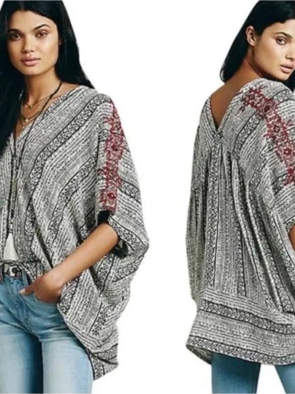 Free People Tribal Beat Caftan Tunic - Picture 5 of 5